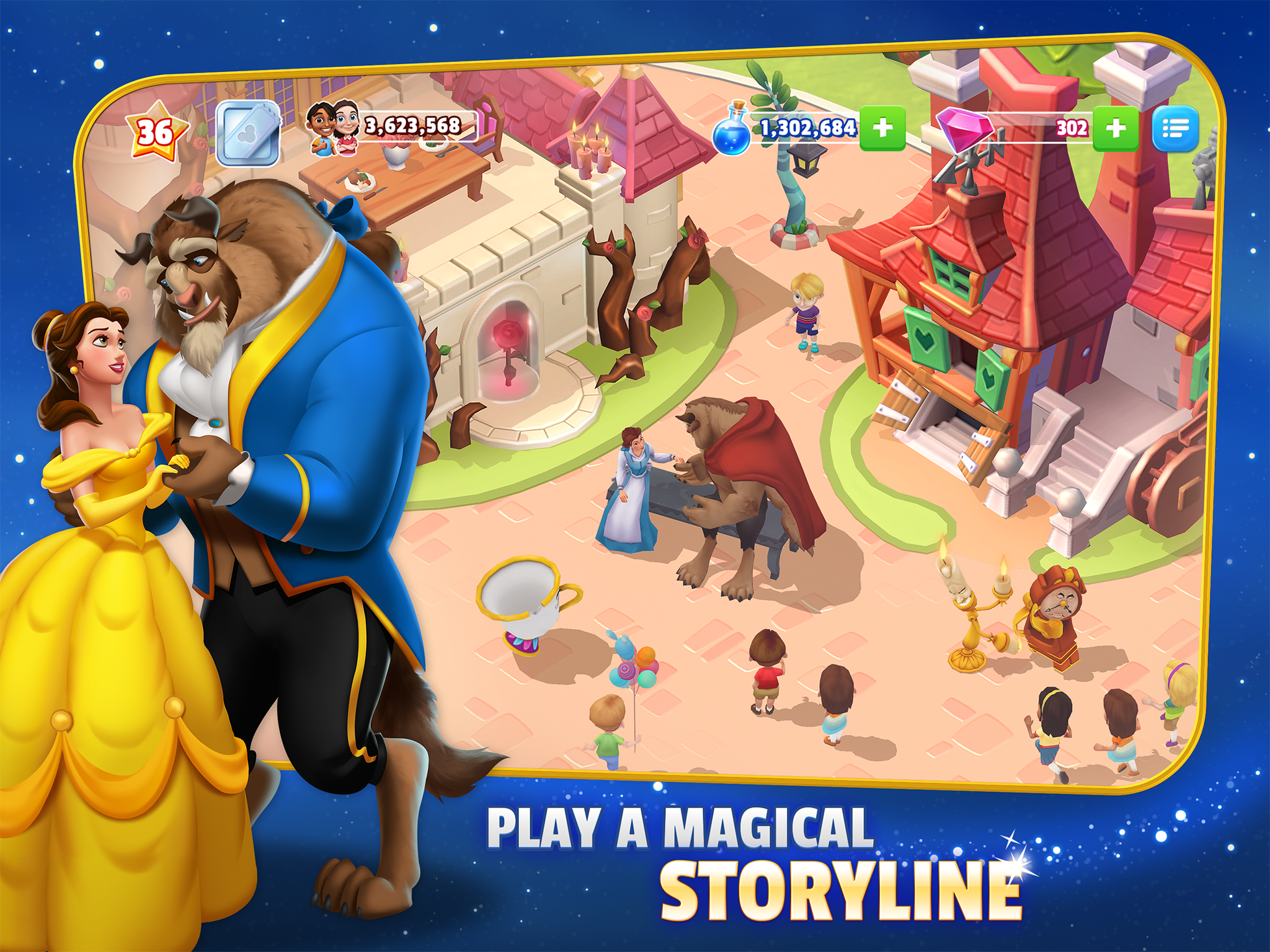 Cuplikan Layar Game Disney Magic Kingdoms