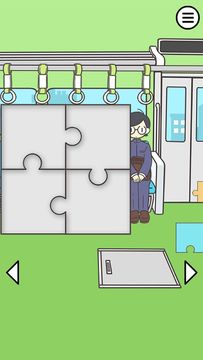 Скриншот игры 電車で絶対座るマン2 -脱出ゲーム