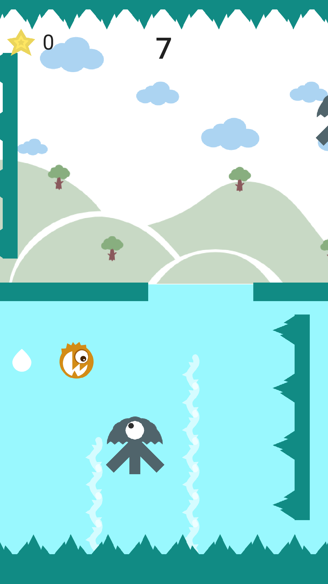 Monster Hop Game Screenshot
