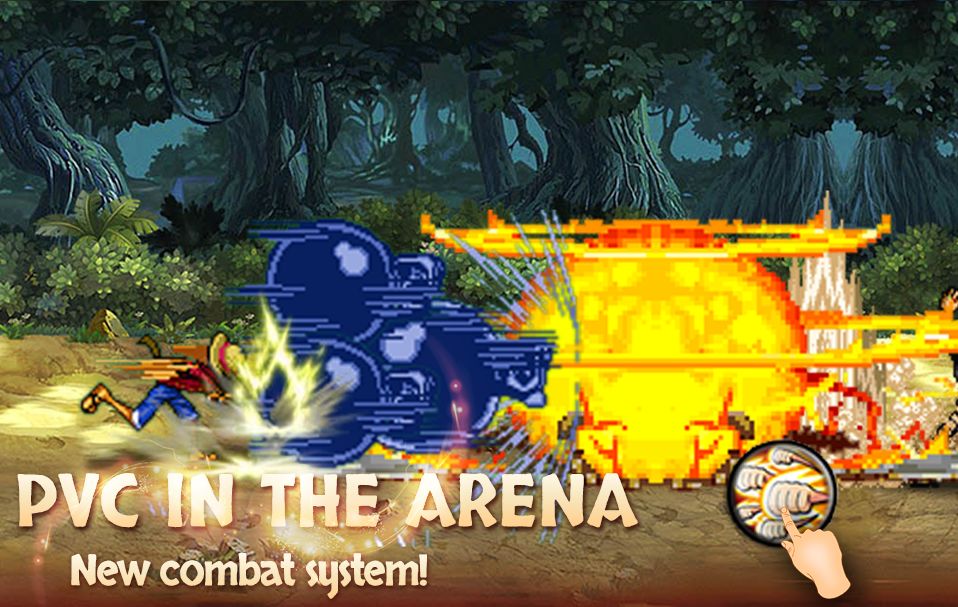 Screenshot of Pirate Luffy Fight
