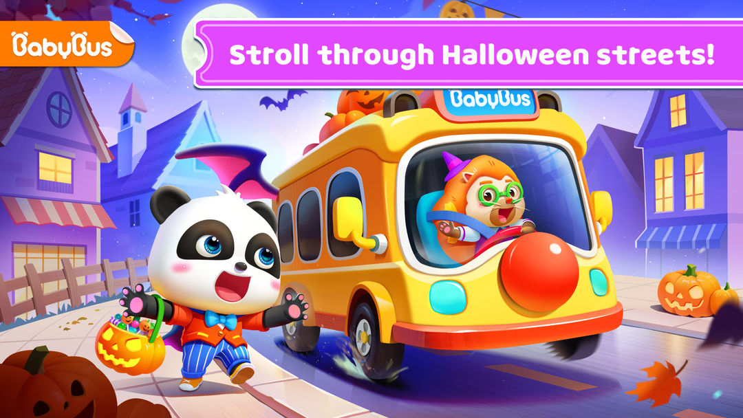 Screenshot of Baby Panda's School Bus