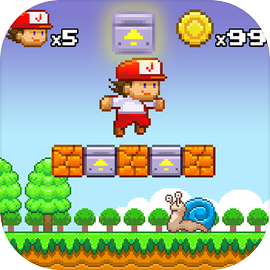 Super Jim Jump - pixel 3d