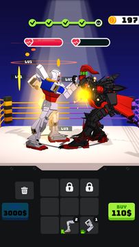 Mega Robot Idle Game Screenshot