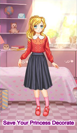 Screenshot 4 of Anime Princess Fashion DressUp 