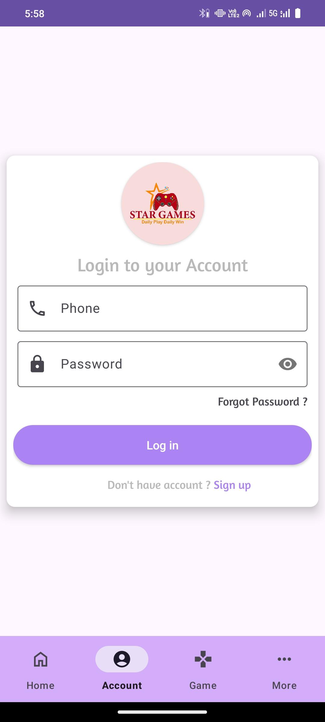 Stargames app
