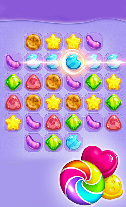 Candy Puzzle Match 3 Gems 게임 스크린 샷