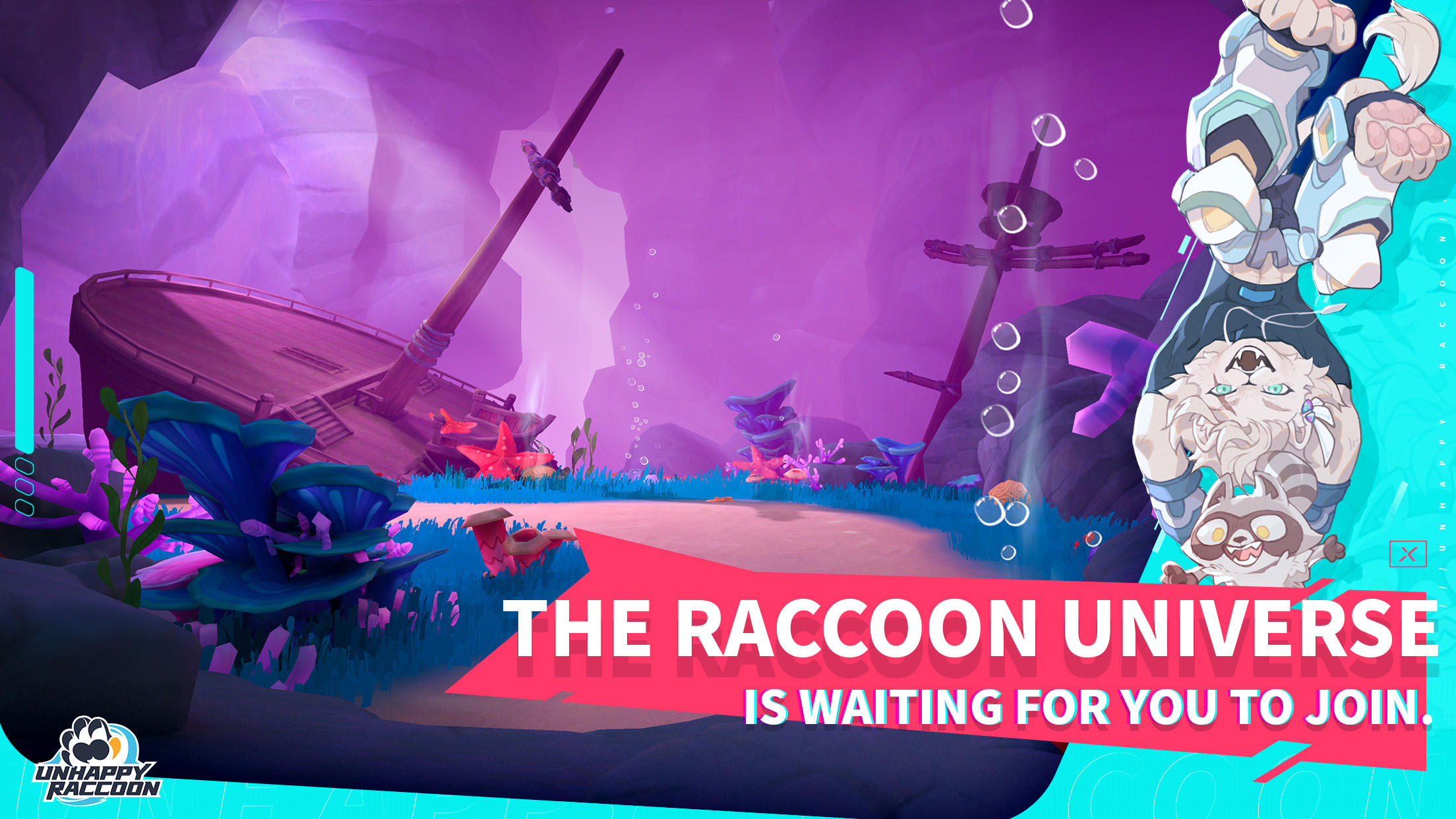 Unhappy Raccoon Game Screenshot
