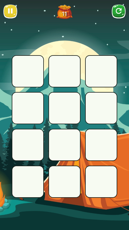 Concentration Game Screenshot