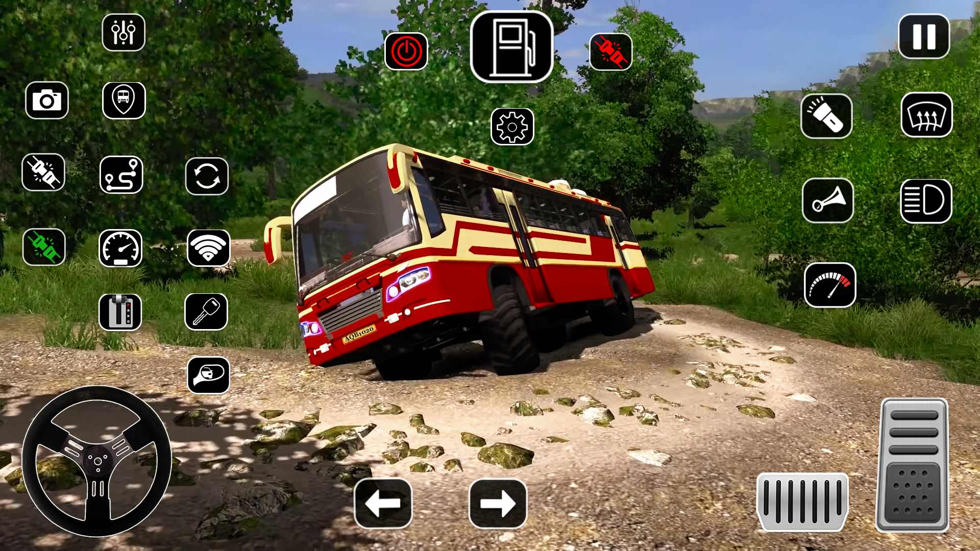 Cuplikan Layar Game Bus Simulator Indian Coach Bus