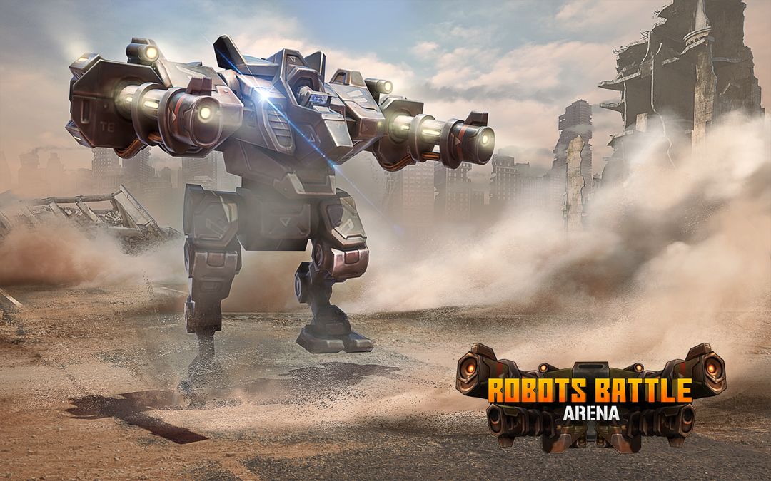 Screenshot of Robots Battle Arena: Mech Shooter & Steel Warfare