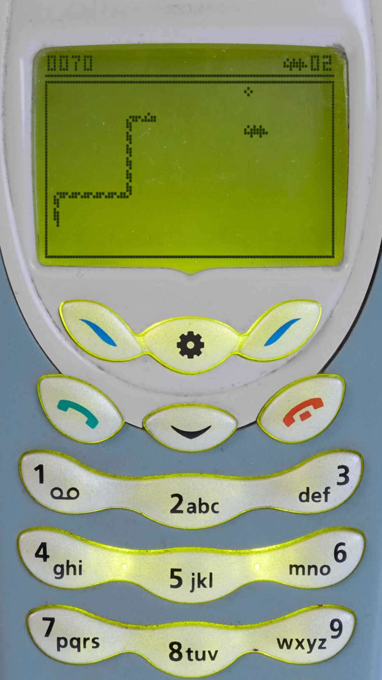 스네이크 '97: 복고풍 전화기 클래식 게임 스크린 샷