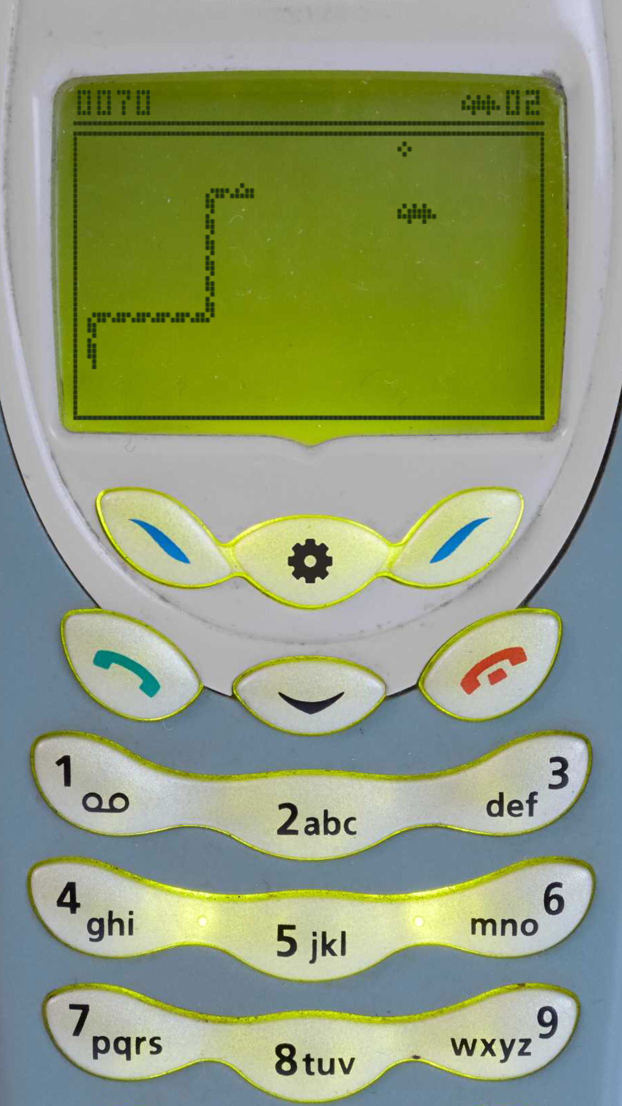 Скриншот игры Snake '97: retro phone classic