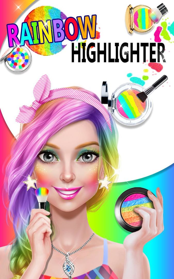 Makeup Artist - Rainbow Salon ภาพหน้าจอเกม