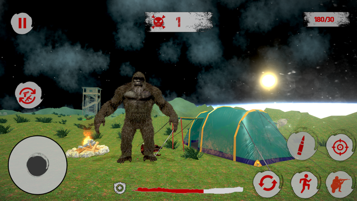 Giant Monster: Bigfoot Hunting Game Screenshot
