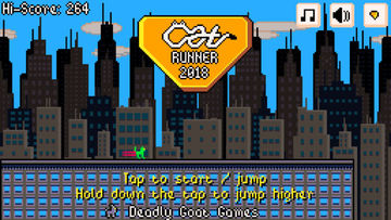 Cuplikan Layar Game Cat Runner 2018