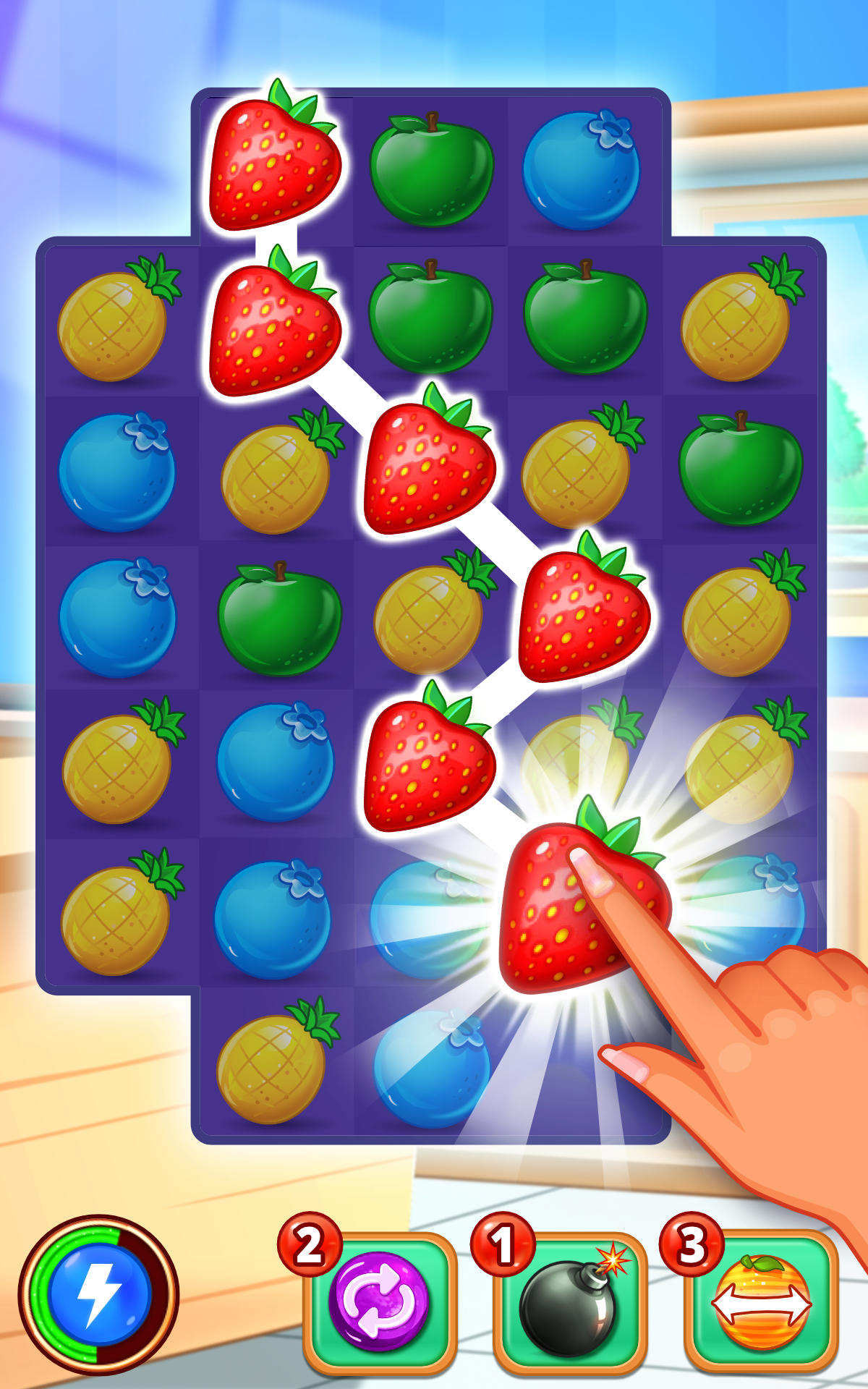 Gummy Paradise: Match 3 Games Game Screenshot