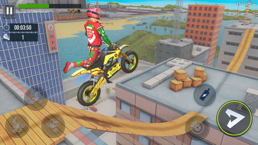 Screenshot of Bike Stunt : Motorcycle Games