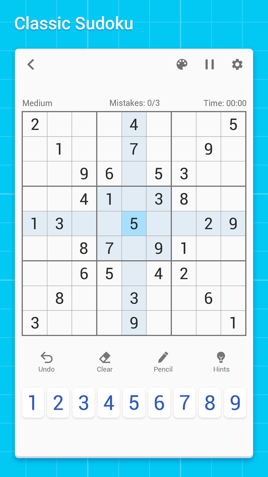 Sudoku - Classic Sudoku Puzzle Game Screenshot