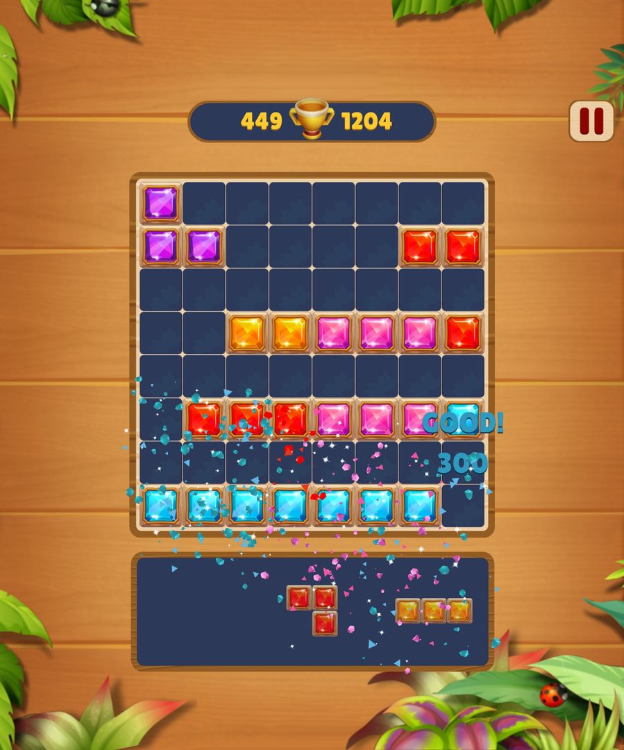 Block Puzzle: Fit Jewels! 게임 스크린 샷