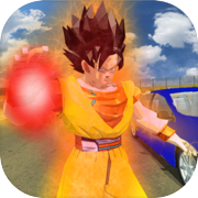 Saiyan Battle: Dragon Goku Superhero Warrior
