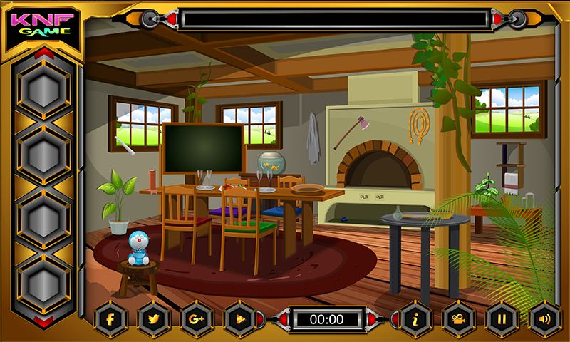 Knf Village Wooden House Escape screenshot game