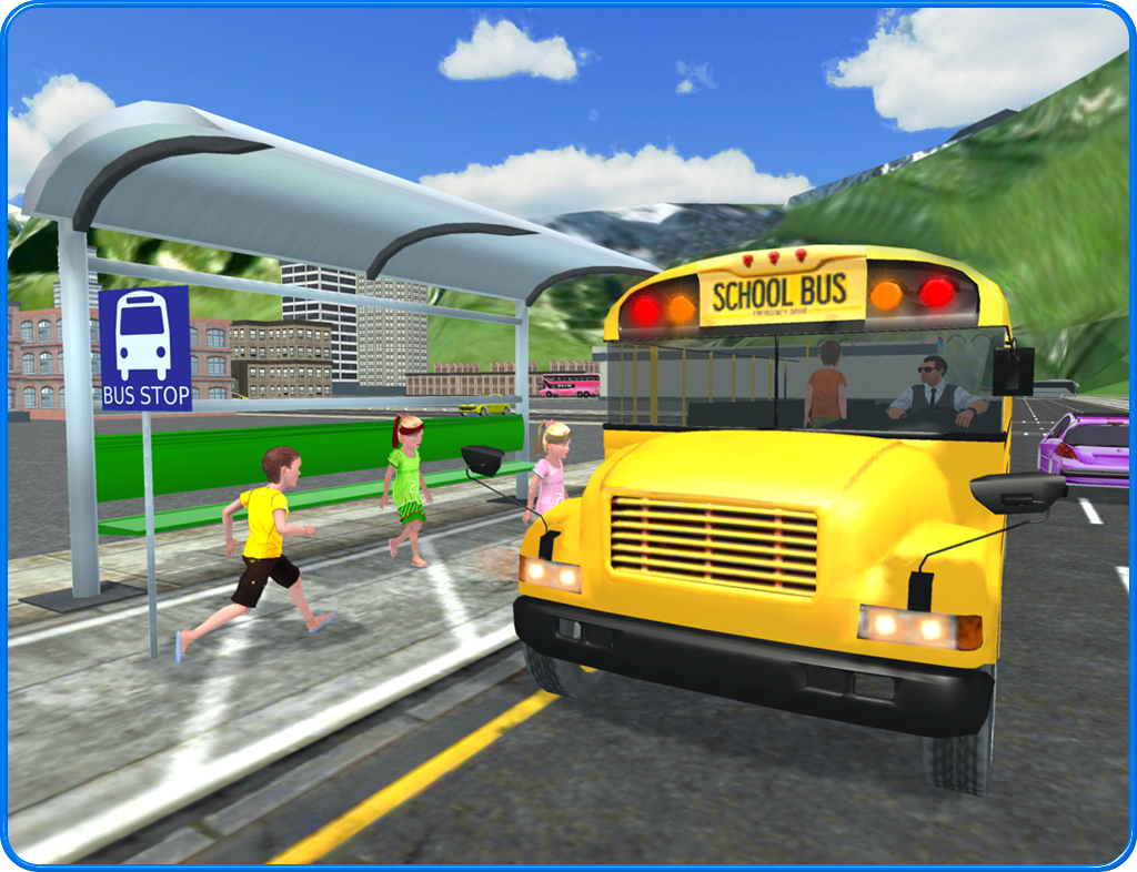Captura de Tela do Jogo City Bus Simulator - Impossible Bus & Coach Drive
