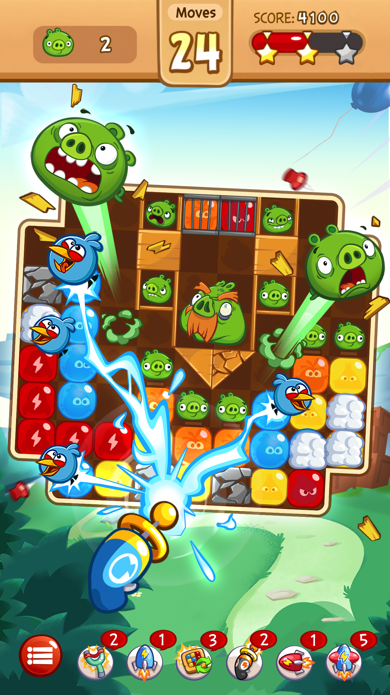 Angry Birds Blast Game Screenshot