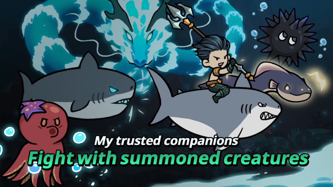 Screenshot of Raising Poseidon: Idle RPG