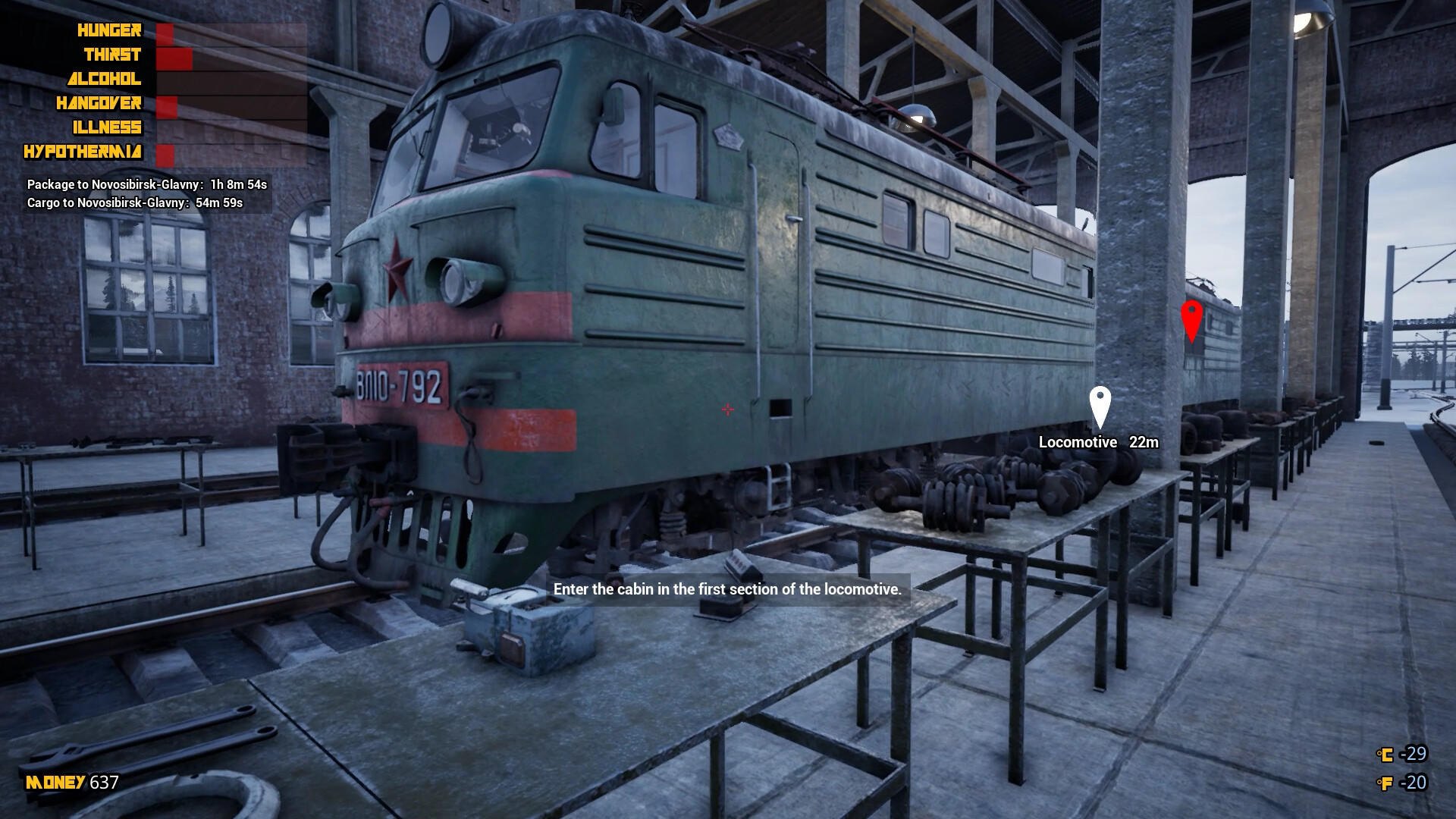 Trans-Siberian Railway Simulator: Prologue ภาพหน้าจอเกม