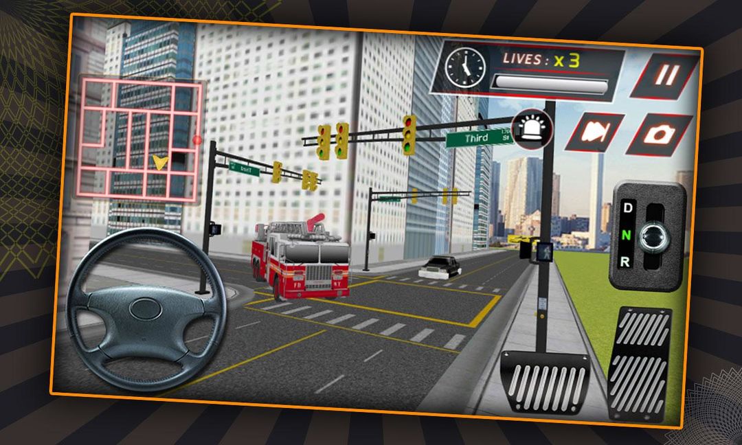 Chinatown Firetruck Simulator screenshot game