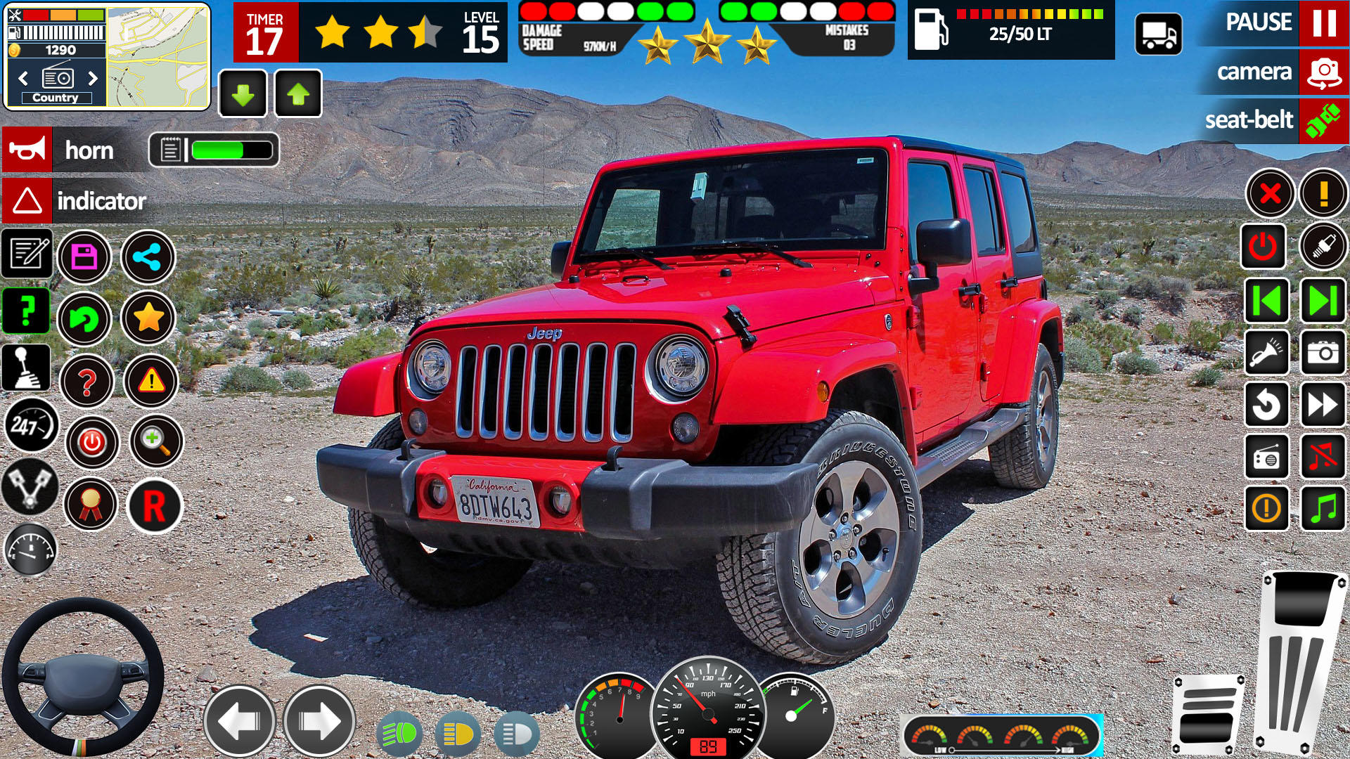 US Jeep Simulator Jeep Games Game Screenshot