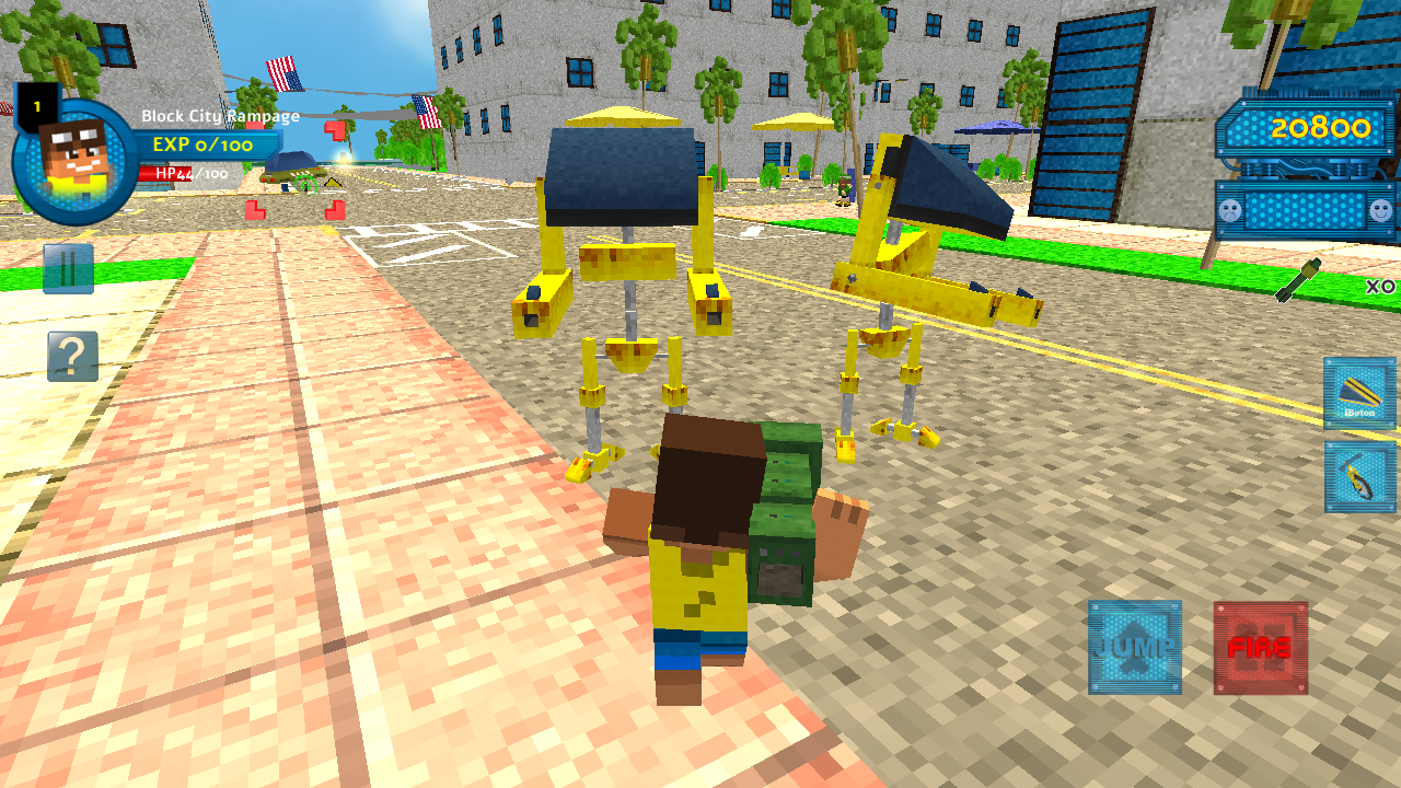 Cuplikan Layar Game Block City Rampage