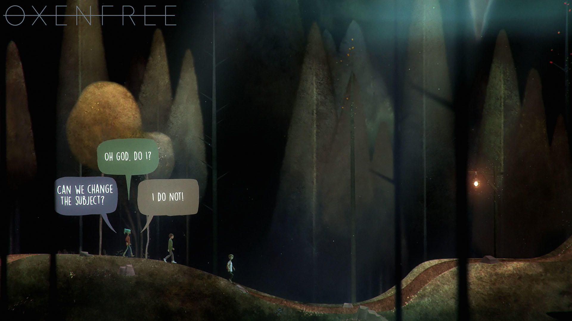 Oxenfree screenshot game