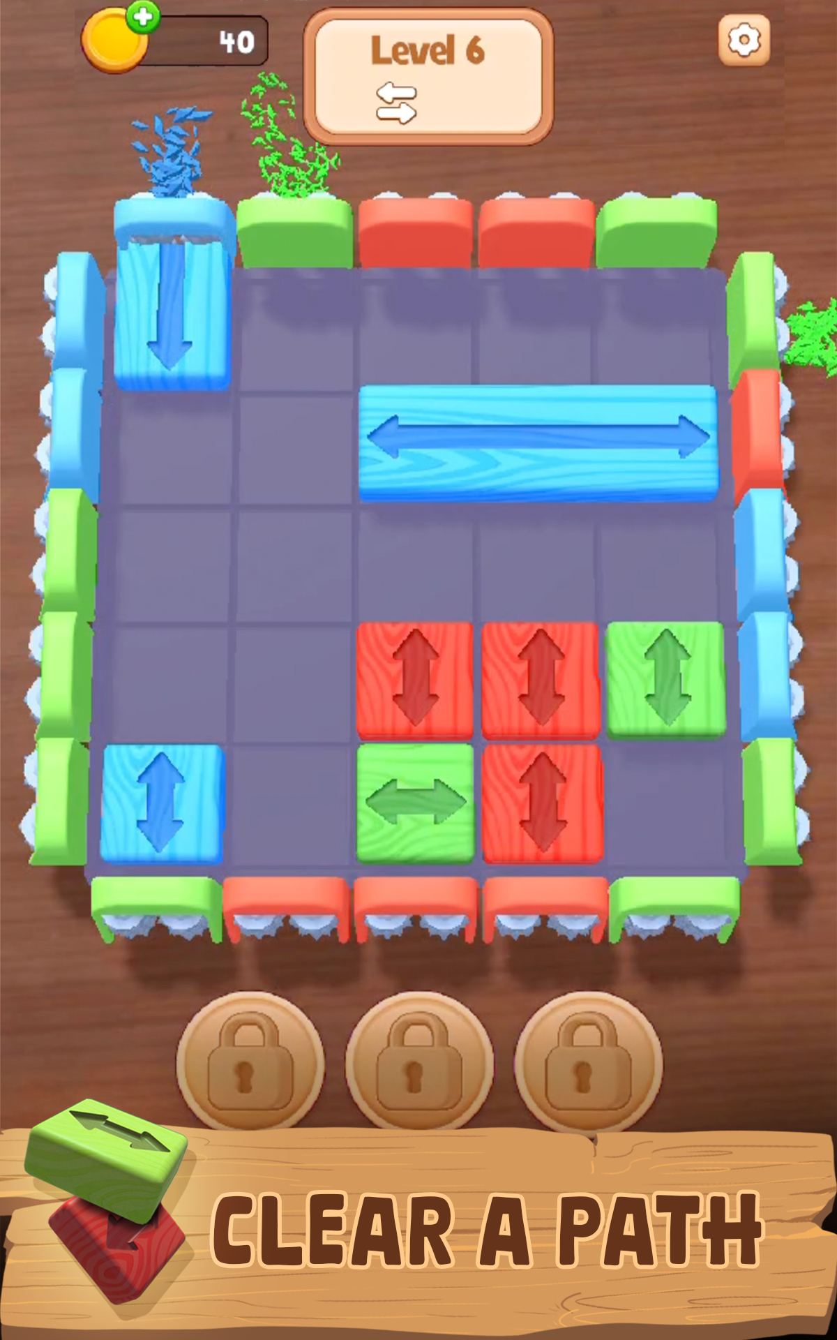 Lumber Jam Game Screenshot