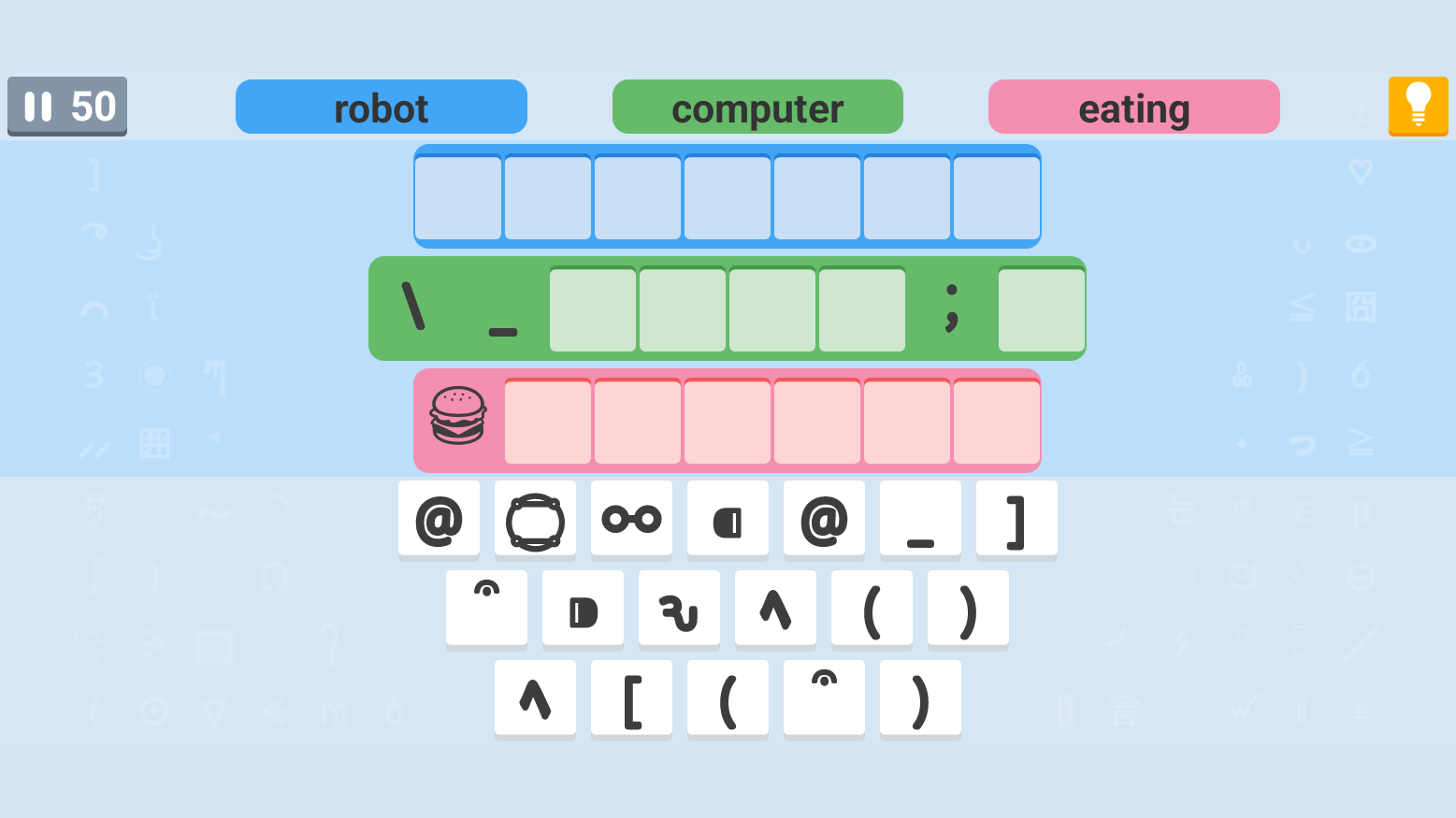 Kaomoji-Rätsel ภาพหน้าจอเกม