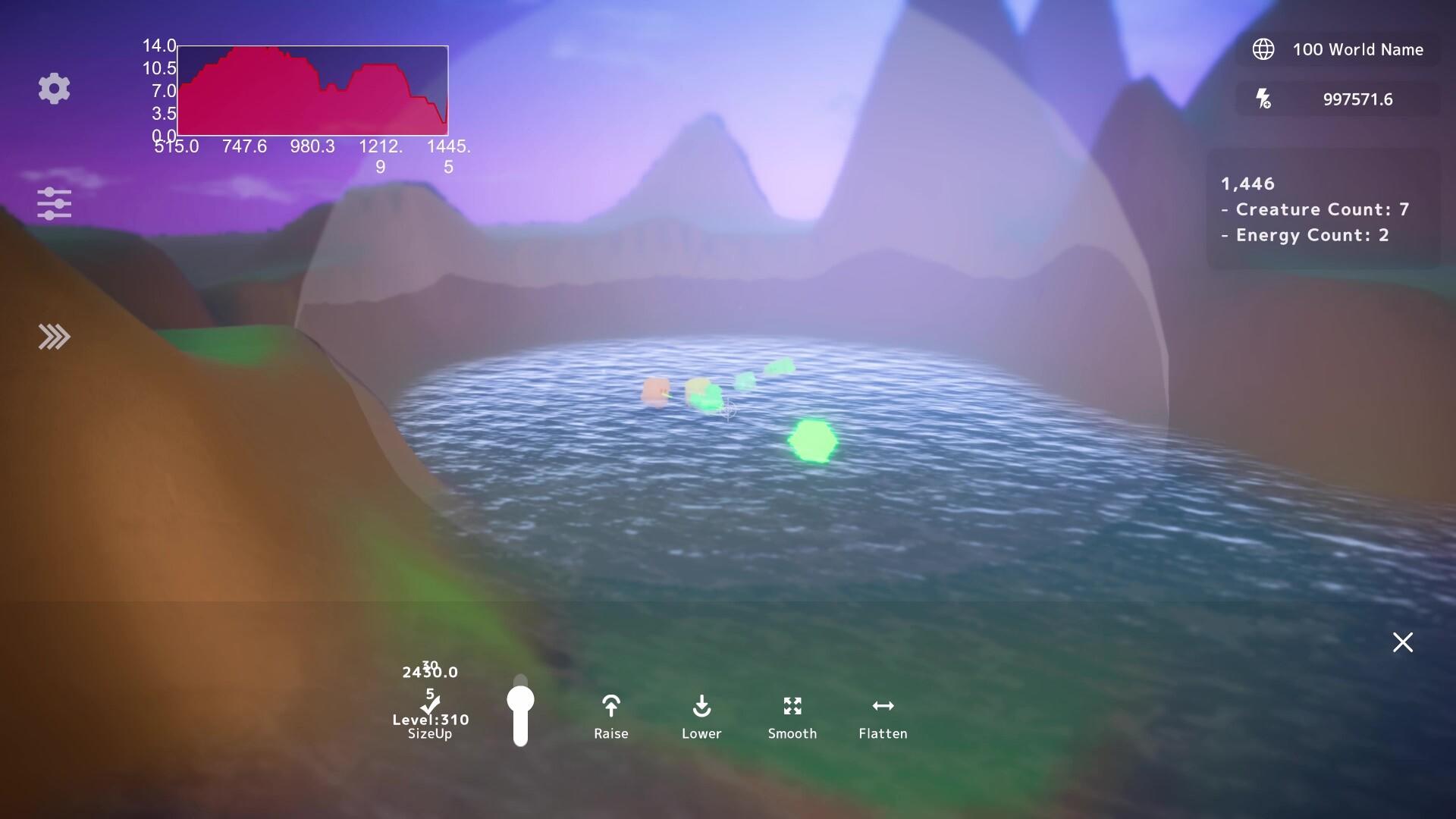 ANLIFE: Motion-Learning Life Evolution screenshot game