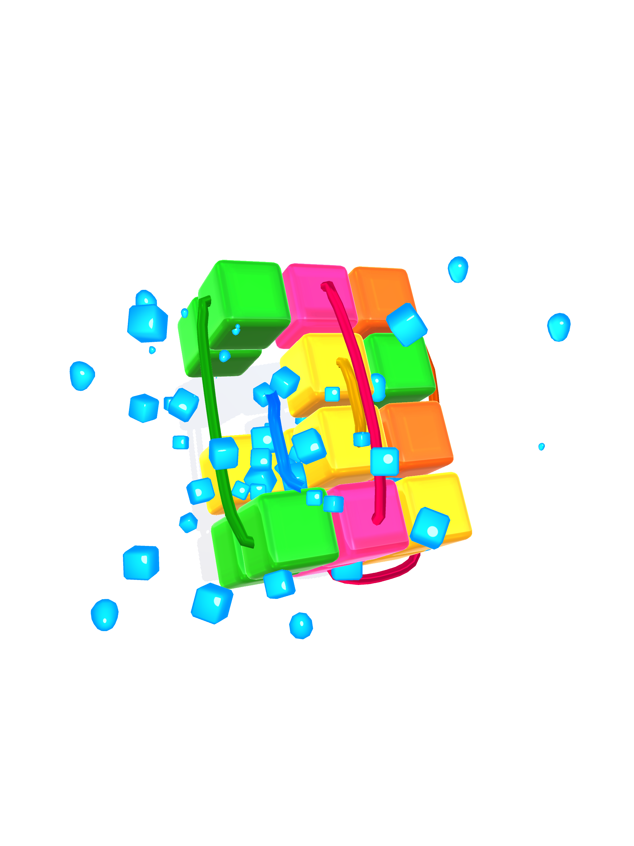 Cube Rope 3D 遊戲截圖