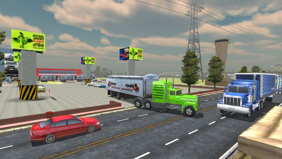 Highway Cargo Truck Transport Simulator 게임 스크린 샷