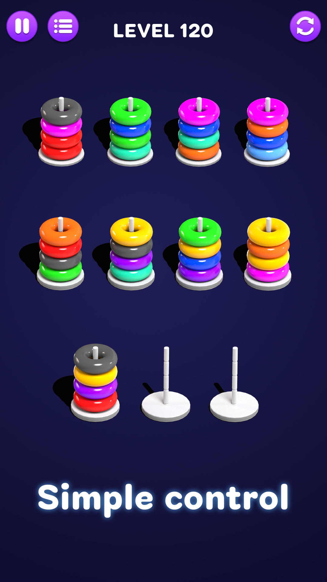 Color Hoop Sort - Color Sort遊戲截圖