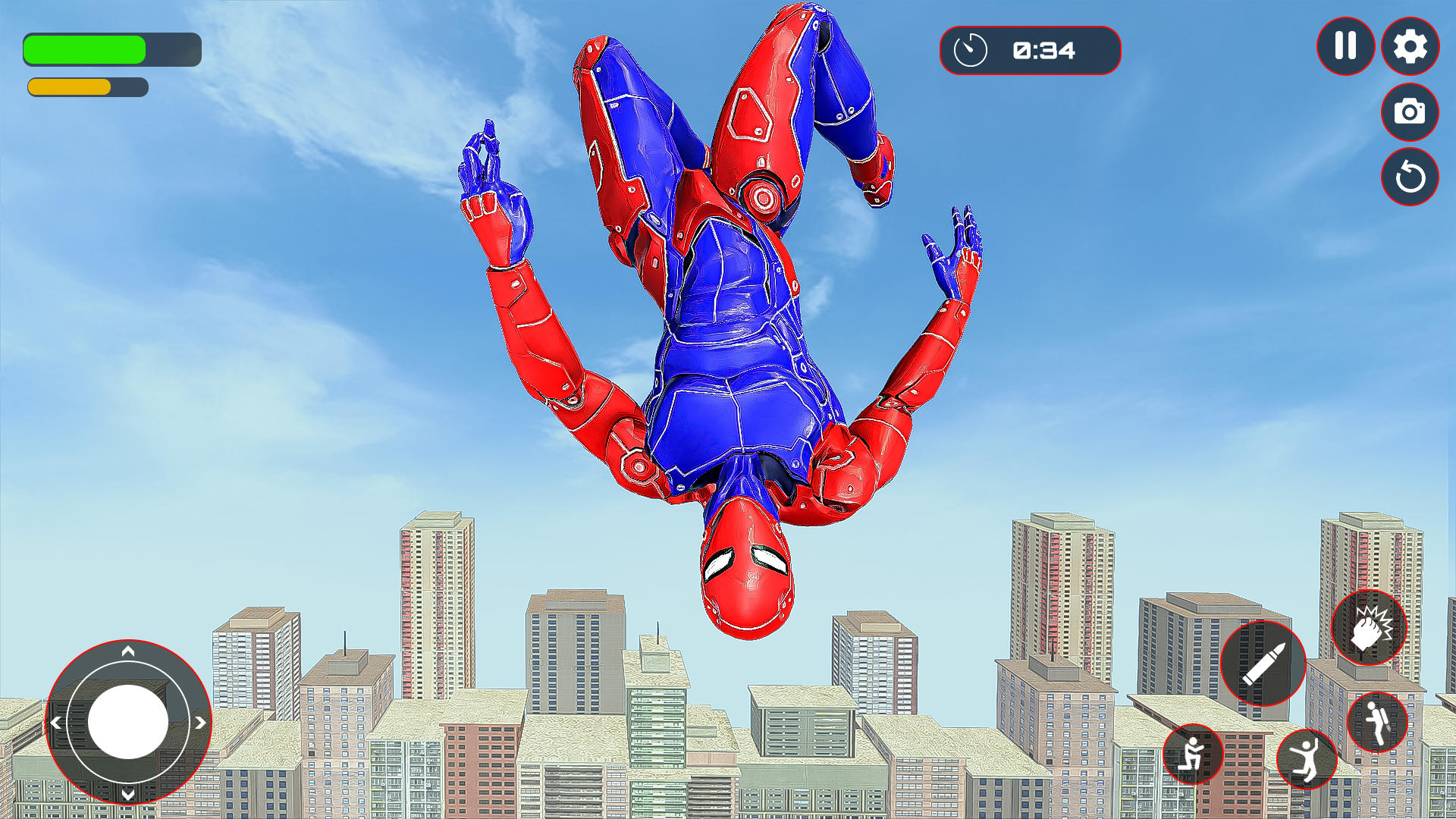 Aranha Corda Herói Jogos 3D, Vice Cidade Gângsteres Super heroi