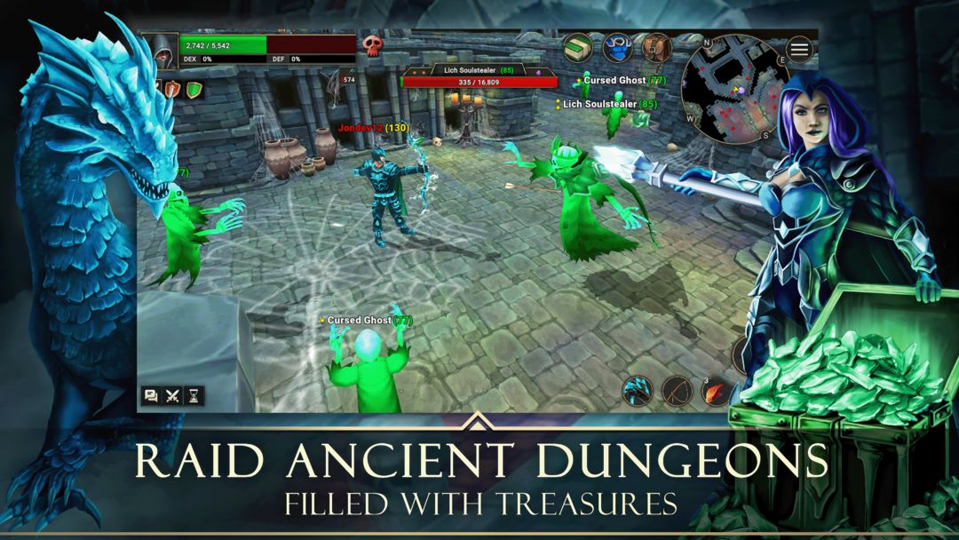 Screenshot of Ancients Reborn MMORPG