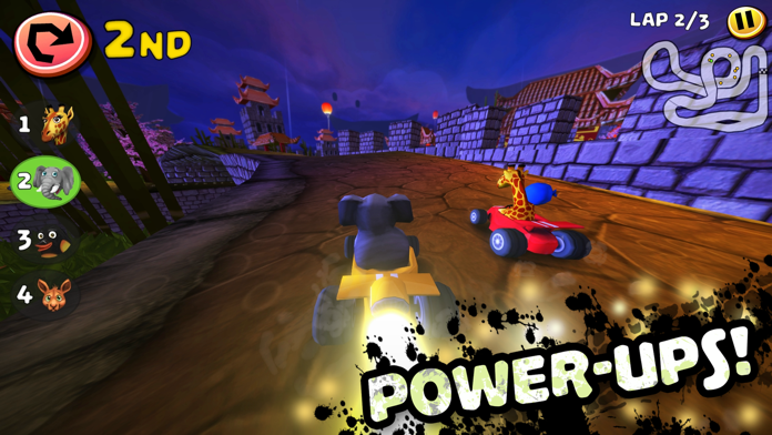 Safari Kart Game Screenshot