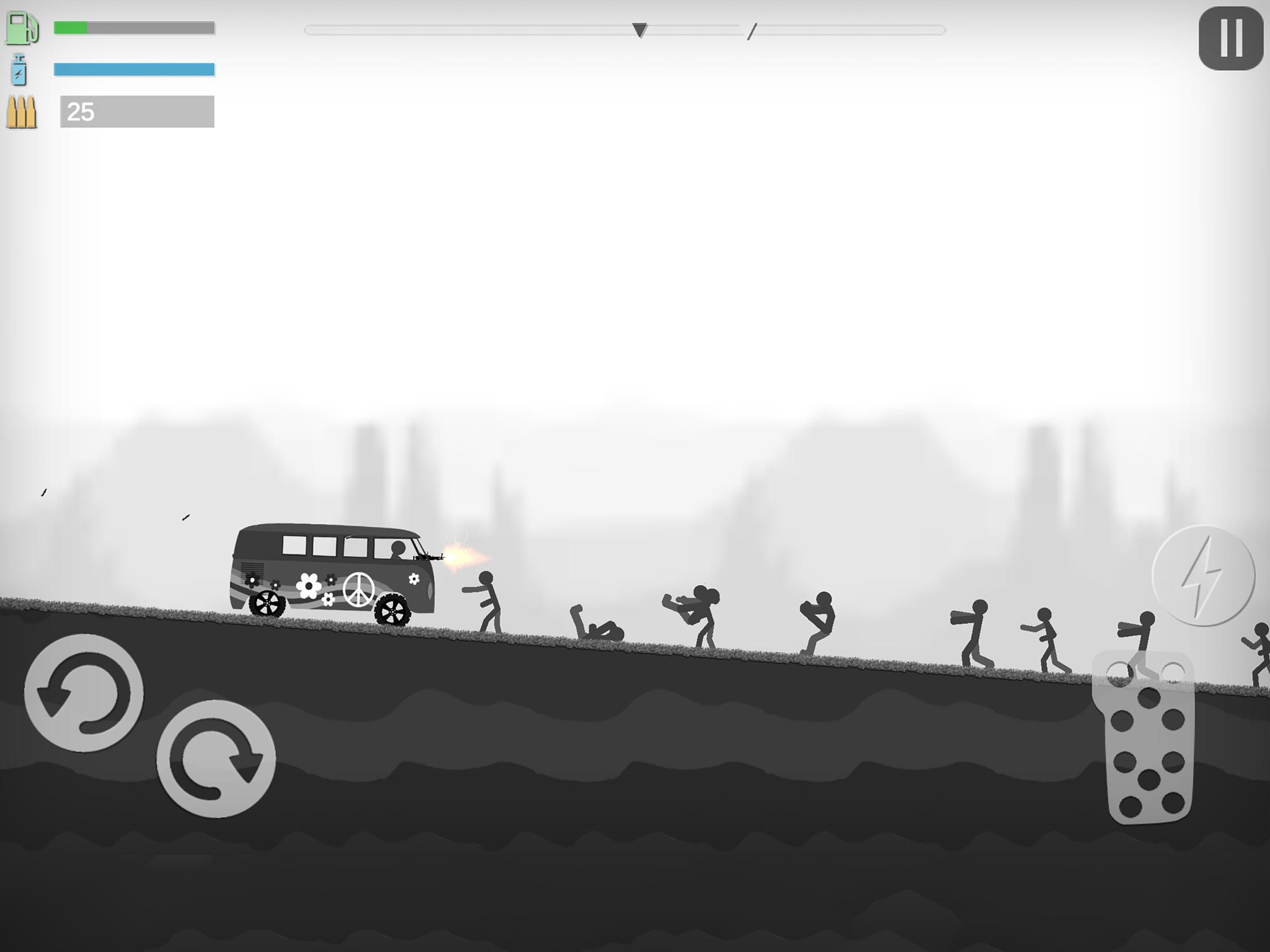 Captura de Tela do Jogo Stickman Destruction Zombie Annihilation