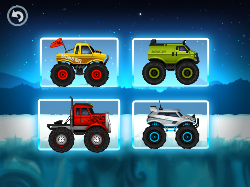 Cuplikan Layar Game Monster Truck Winter Racing
