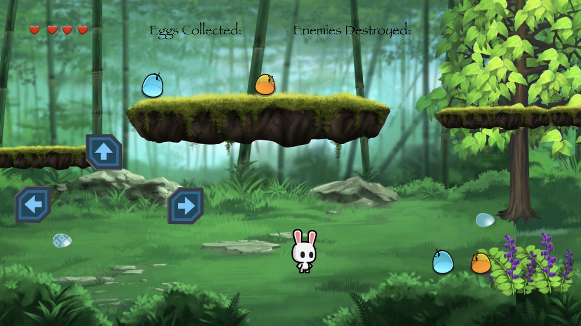 Bunny Collect Eggs Game Screenshot