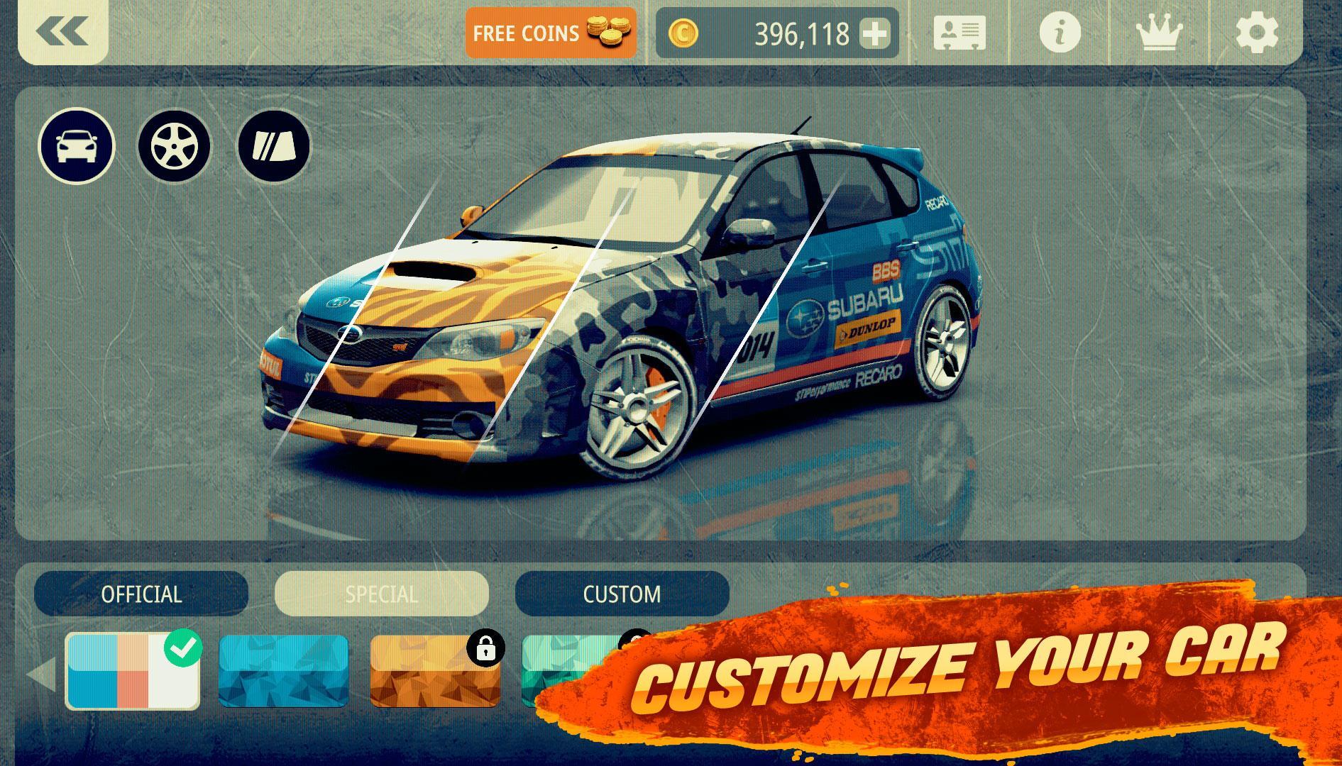 Sport Racing Game Screenshot