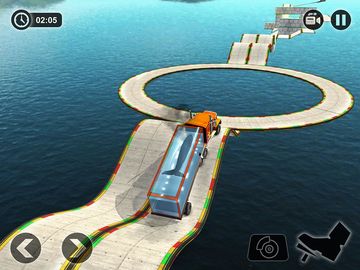 Impossible Whale Transport Truck Driving Tracks Game Screenshot