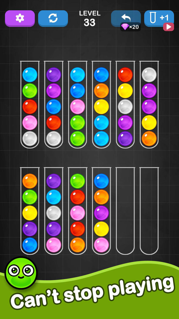 Screenshot of Ball Sort - Color Sorting Game