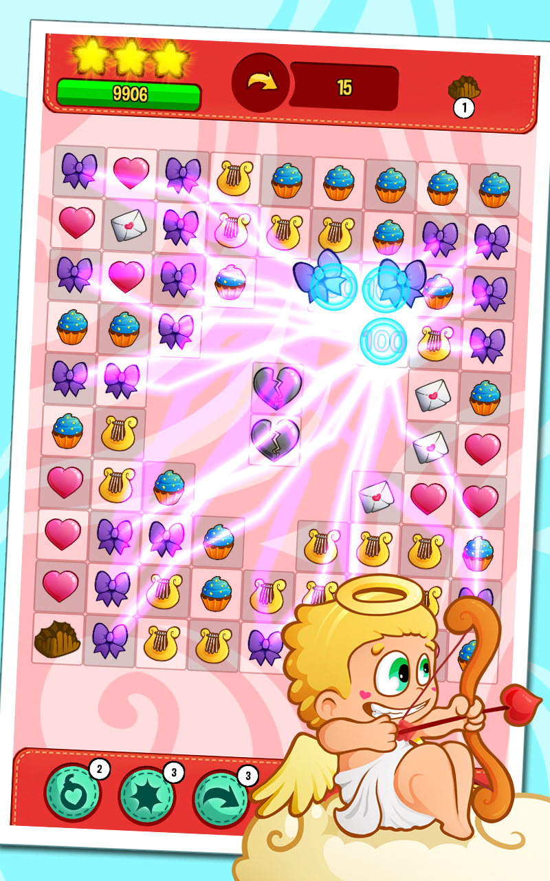 Valentine Connect ภาพหน้าจอเกม