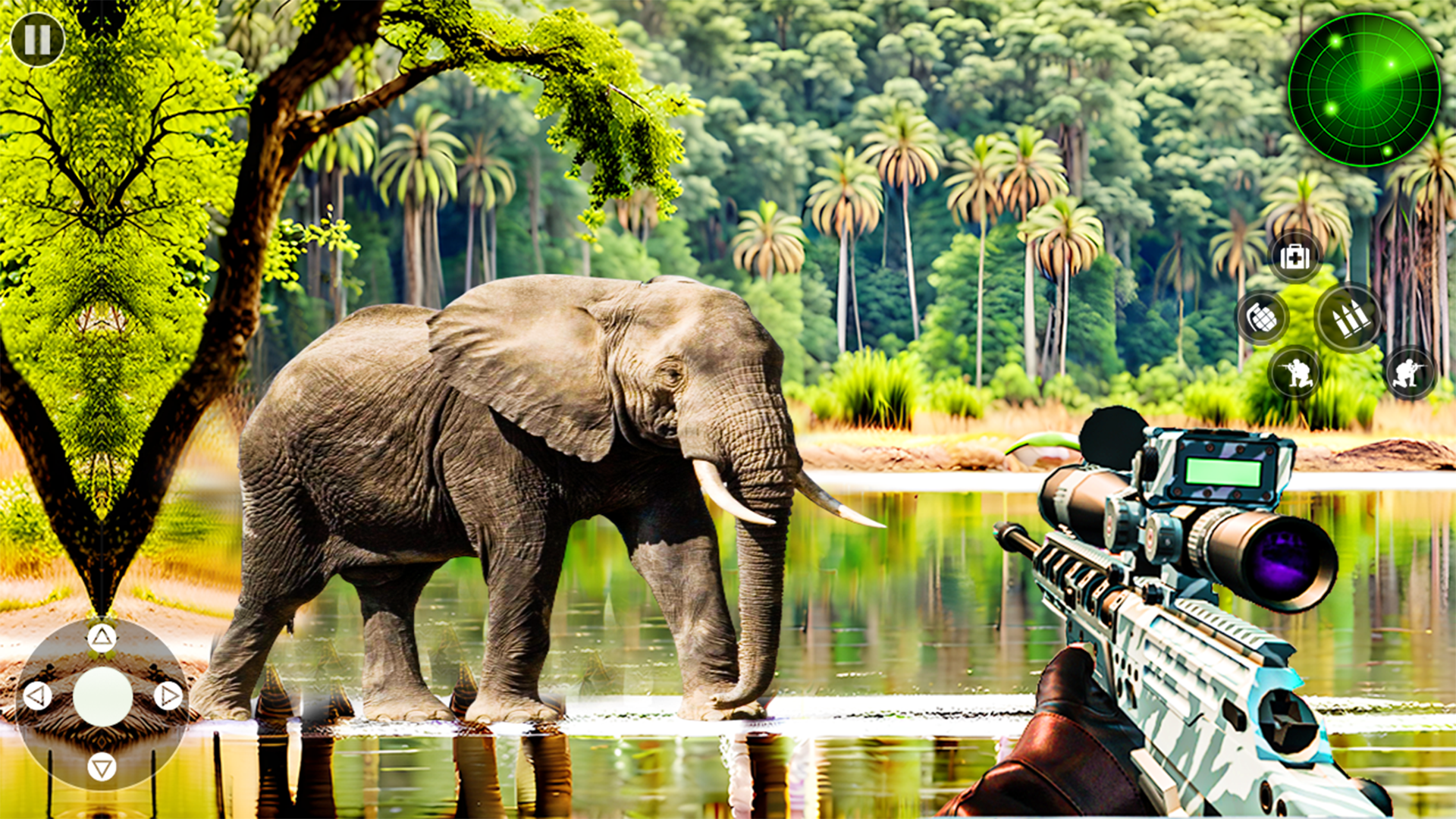 Wild Animal Shooting Games 3D Game Screenshot